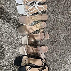 Womens bundle of heels size 8/8.5